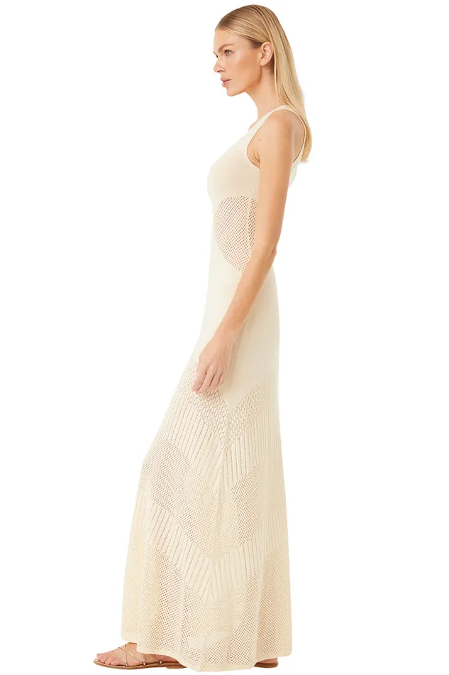 Misa Los Angeles Allison Dress Ivory Women Knits