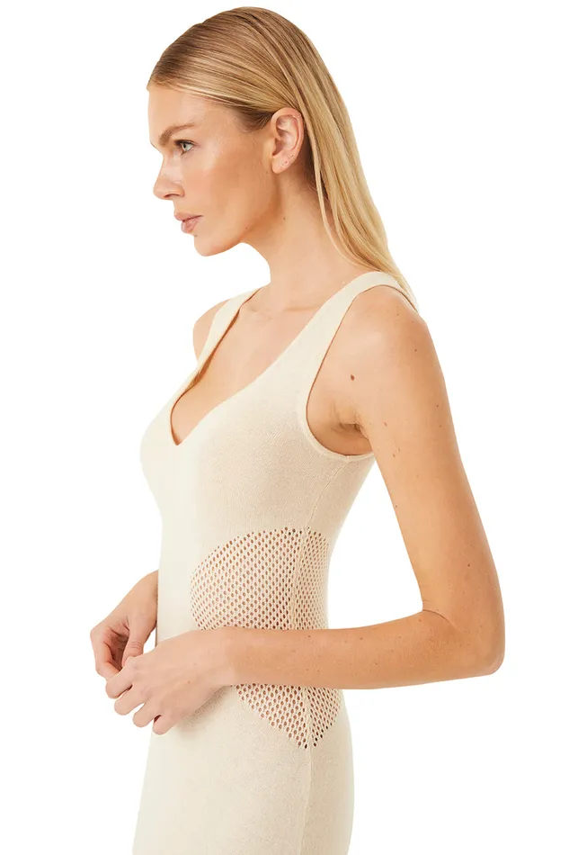 Misa Los Angeles Allison Dress Ivory Women Knits