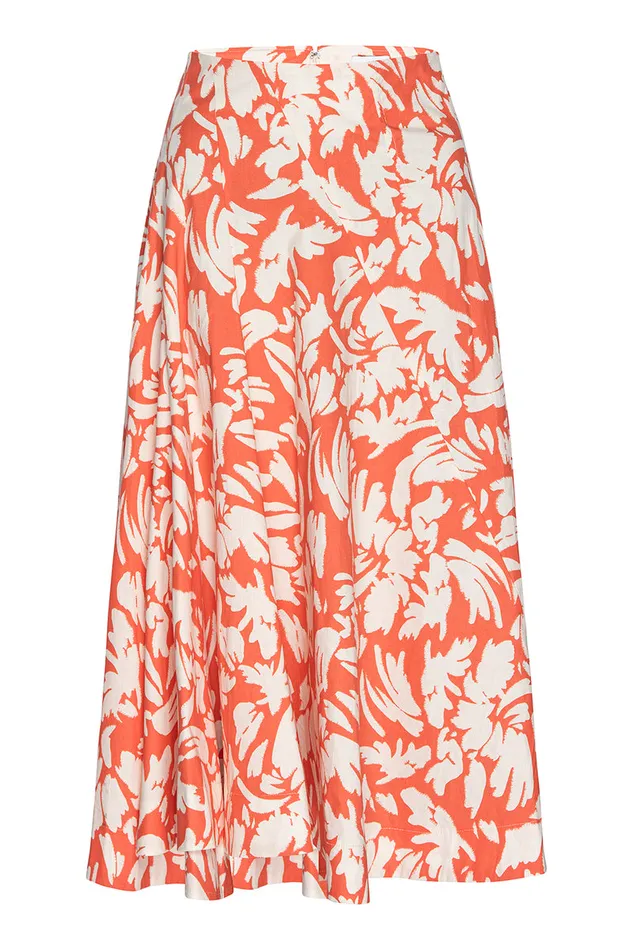 Misa Los Angeles Emma Skirt Patmos Tangerine Women Skirts and Shorts