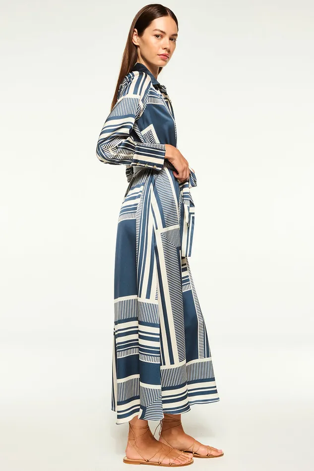Misa Los Angeles Herminia Dress Linear Geo Women Dresses