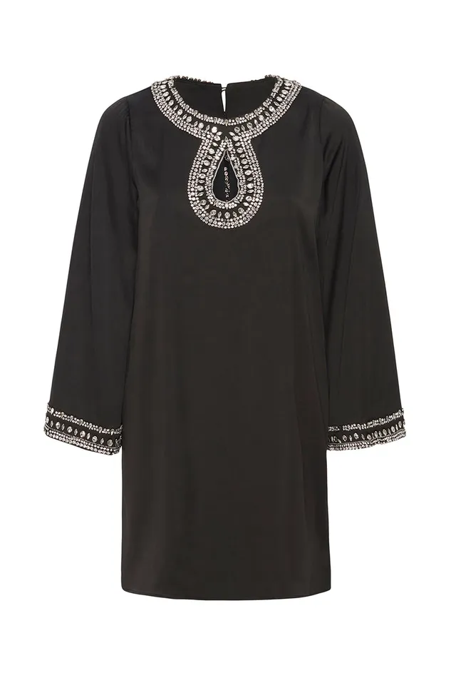 Misa Los Angeles Ivy Dress Black Satin Women Dresses