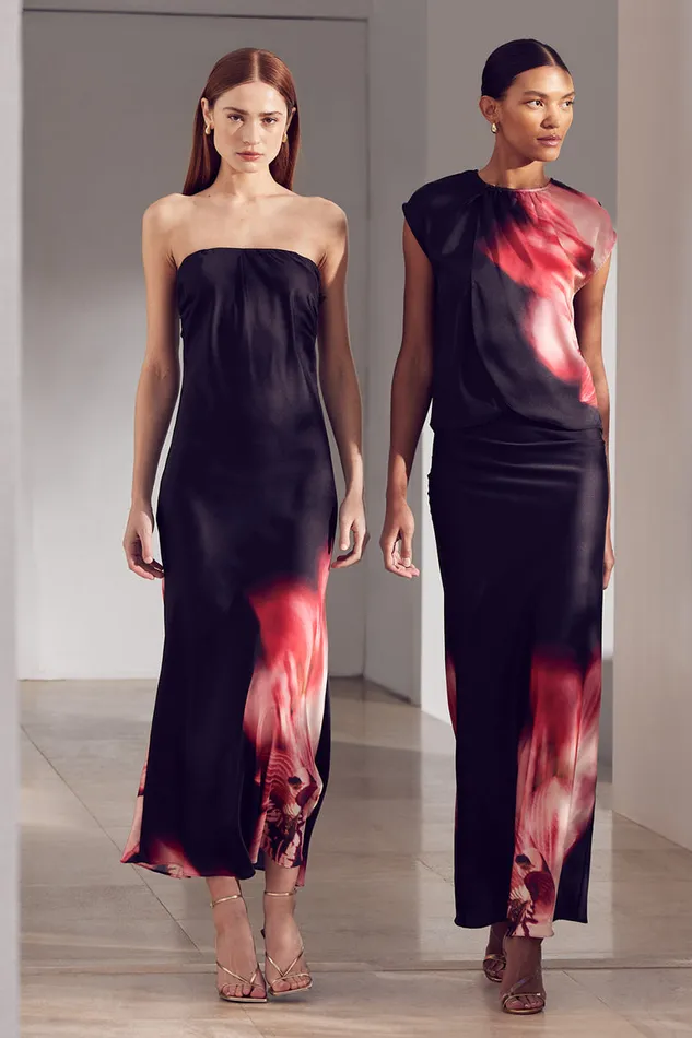 Misa Los Angeles Jessie Top Midnight Orchid Women Tops