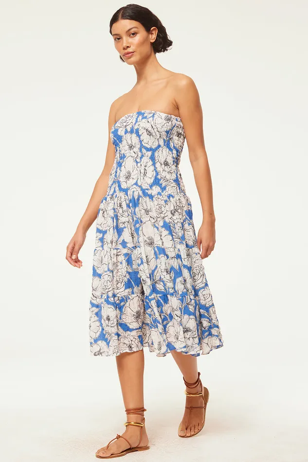 Misa Los Angeles Lola Convertible Gardenia Crinkle Women Matching Sets