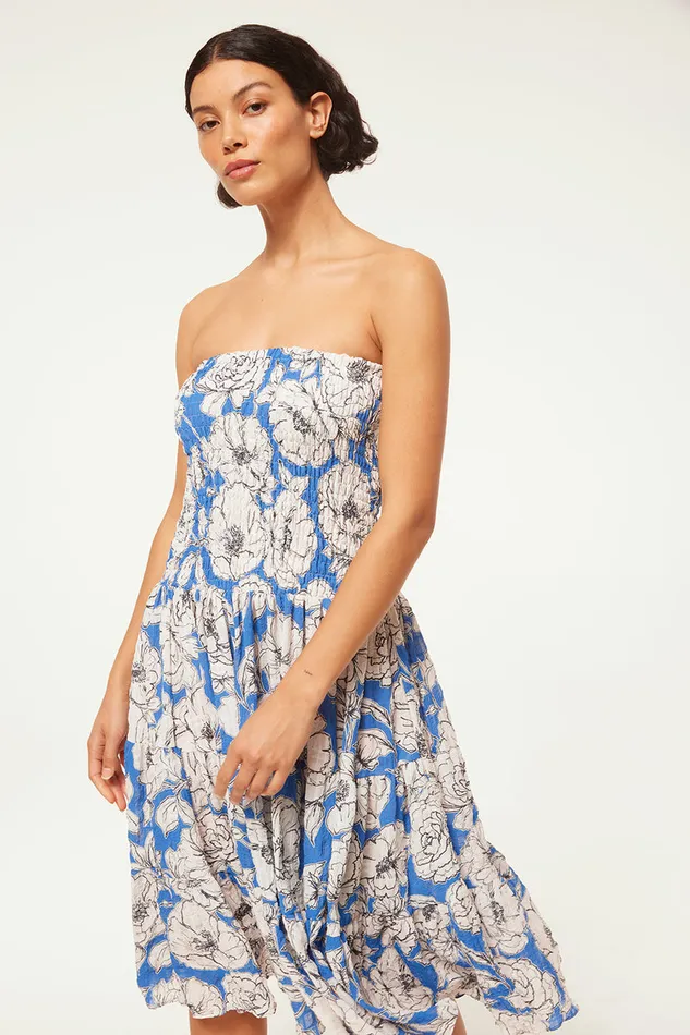 Misa Los Angeles Lola Convertible Gardenia Crinkle Women Matching Sets
