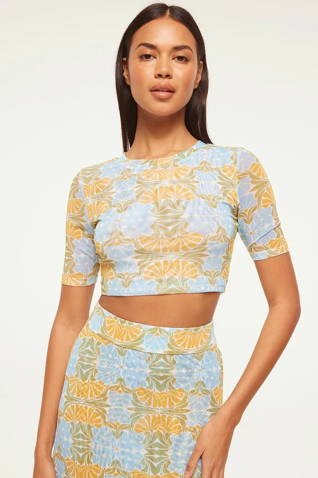 Misa Los Angeles Love Top Citrus Slice Women Tops