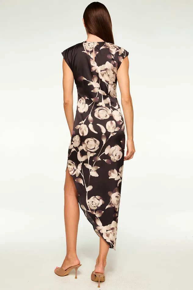 Misa Los Angeles Lydia Dress Faded Rose Satin Women Dresses