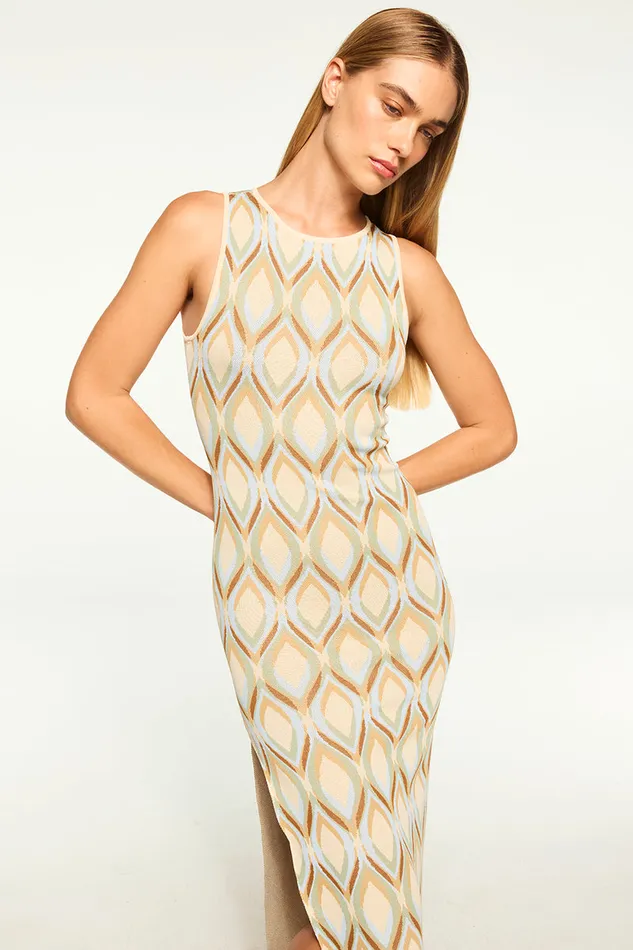 Misa Los Angeles Nakia Dress Cream Women Knits