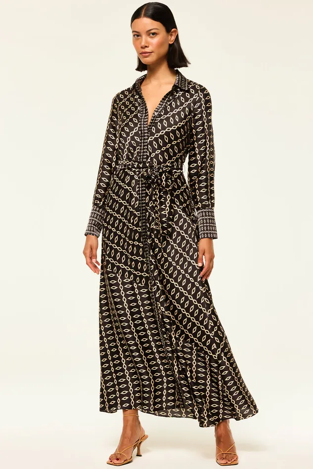 Misa Los Angeles Stevie Dress Go West Geo Mix Women Dresses