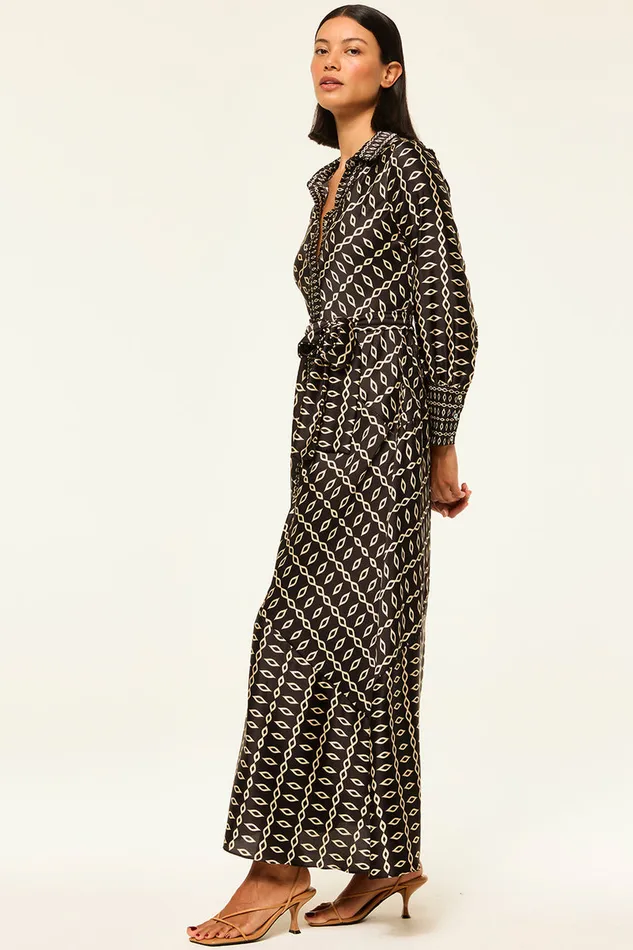 Misa Los Angeles Stevie Dress Go West Geo Mix Women Dresses