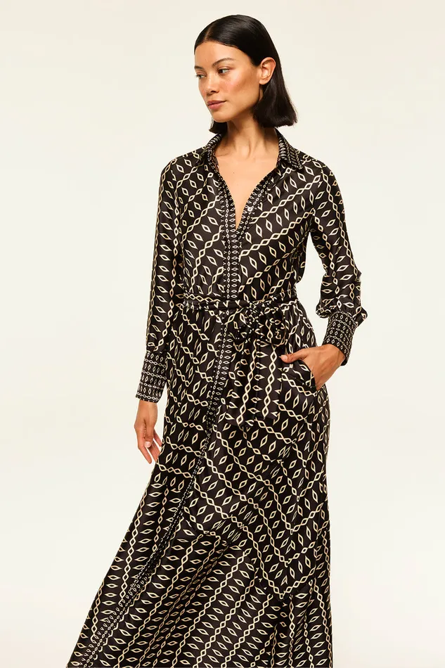 Misa Los Angeles Stevie Dress Go West Geo Mix Women Dresses