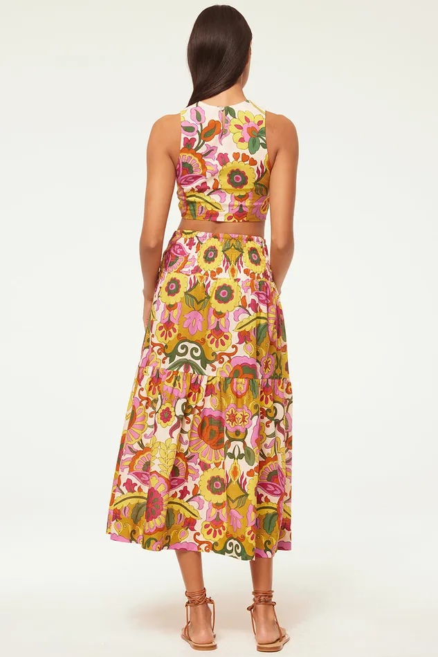 Misa Los Angeles Tanzia Top Floral Corsica Multi Women Tops