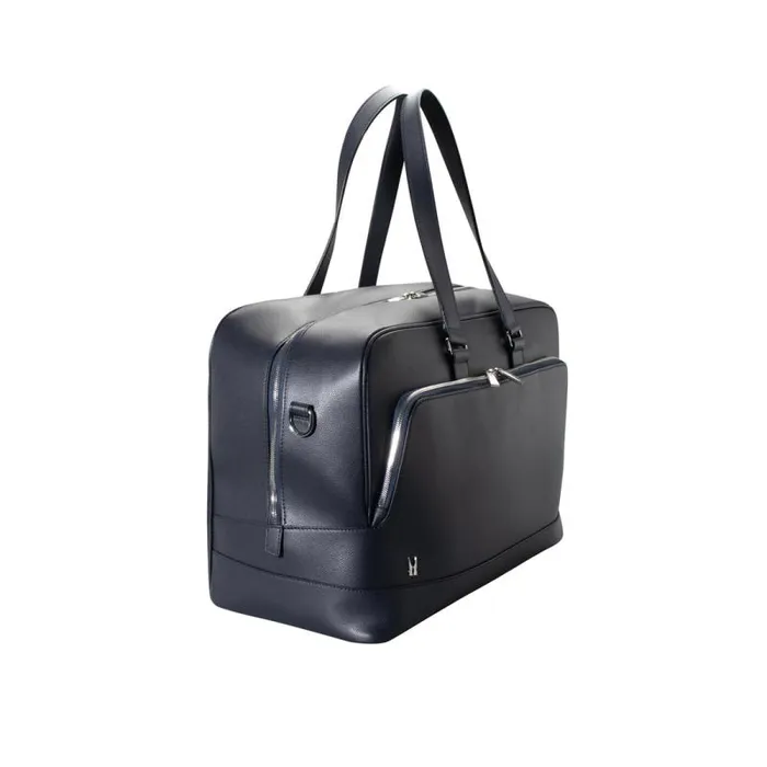 Moreschi Backpacks and Suitcases Navy Blue Leather Bag 8211 Men