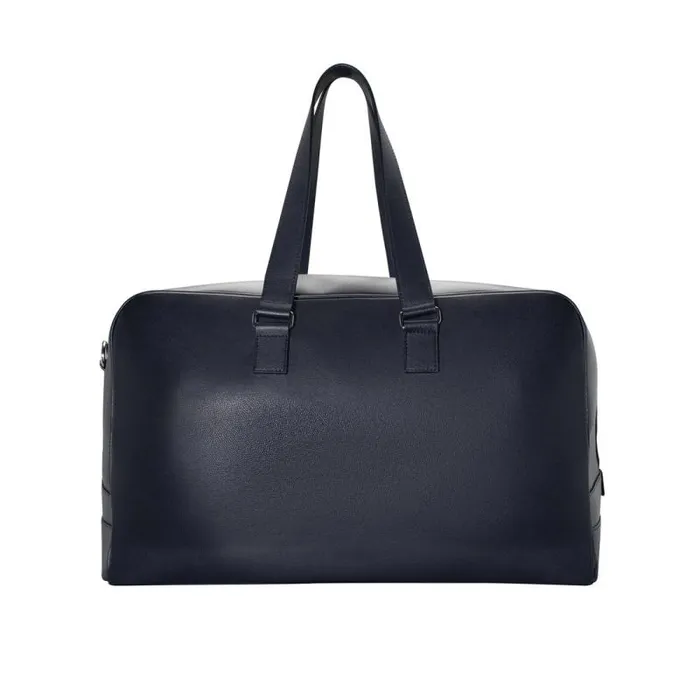 Moreschi Backpacks and Suitcases Navy Blue Leather Bag 8211 Men