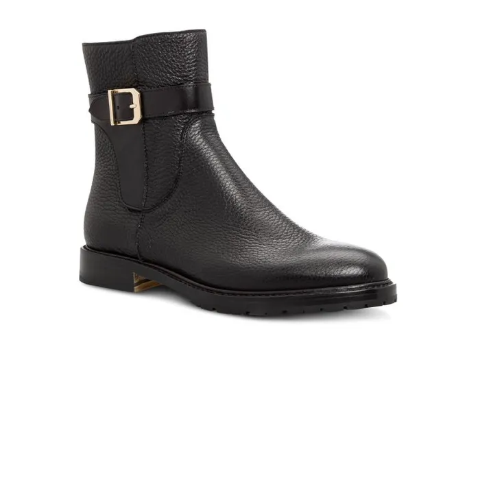 Moreschi Boots Black Leather Ankle Boot 8211 Women