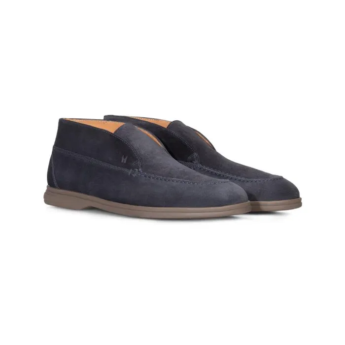 Moreschi Boots Blue Suede Boot 8211 Men