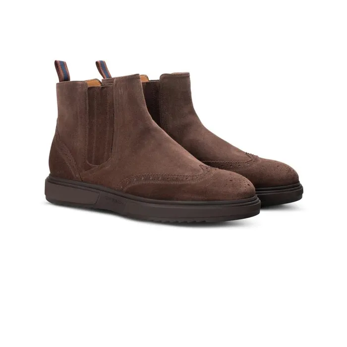 Moreschi Boots Brown Suede Ankle Boot 8211 Men