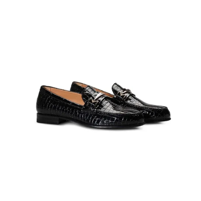 Moreschi Loafers Black Leather Woman Loafer 8211 Women