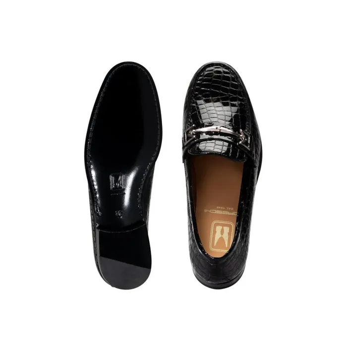 Moreschi Loafers Black Leather Woman Loafer 8211 Women