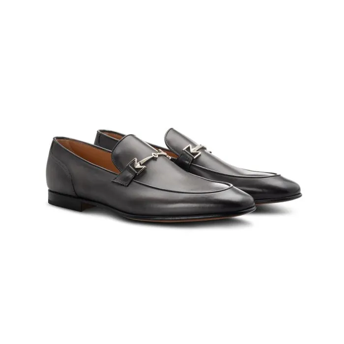 Moreschi Loafers Grey Leather Loafer 8211 Men