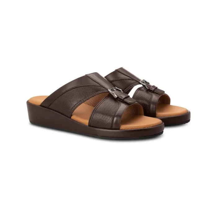 Moreschi Sandals Brown Leather Sandal 8211 Men