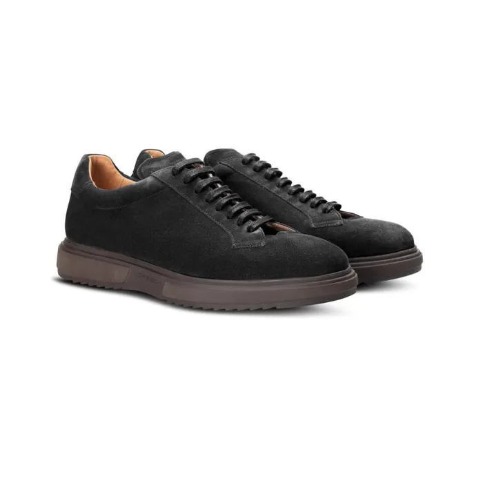 Moreschi Sneakers Black Suede Sneaker 8211 Men