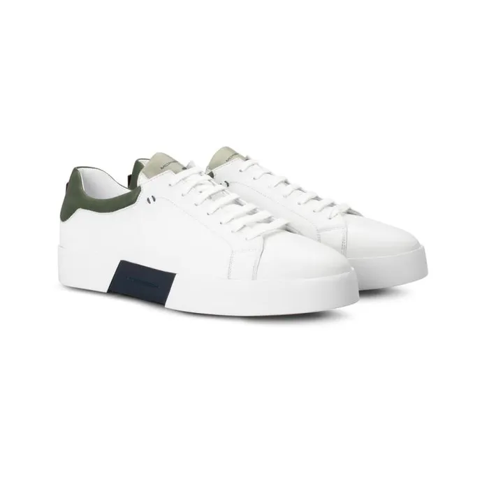 Moreschi Sneakers White And Green Sneaker 8211 Men