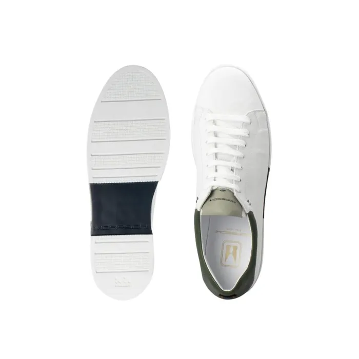 Moreschi Sneakers White And Green Sneaker 8211 Men