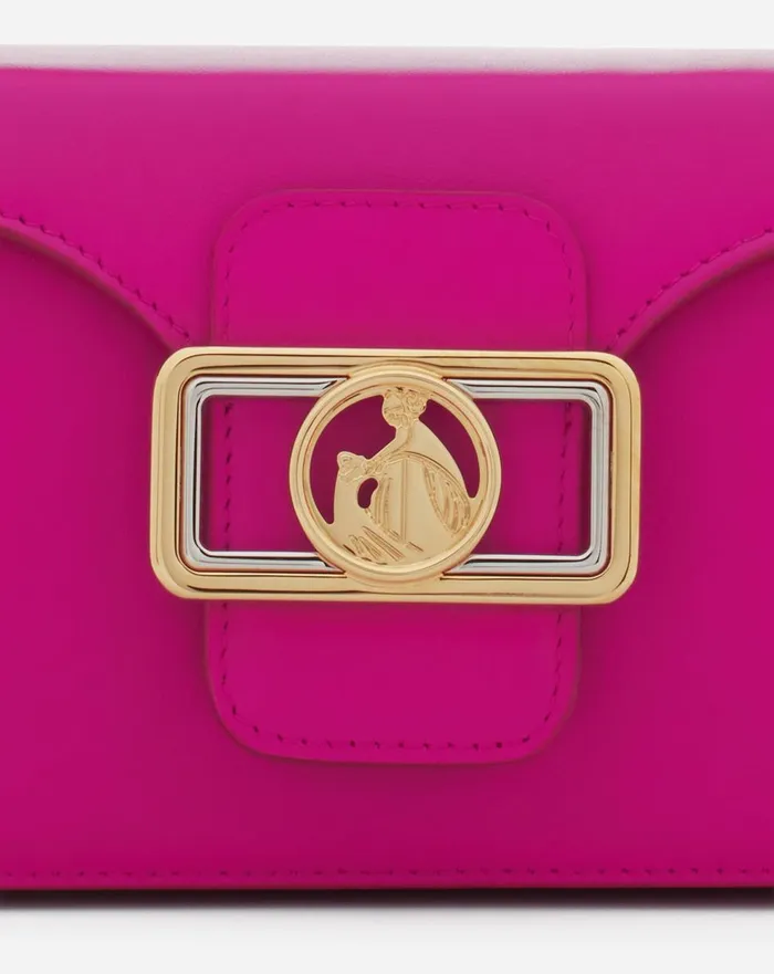 Nano Pencil Cat Leather Bag Fuchsia Women Lanvin Mini Bags and Clutches