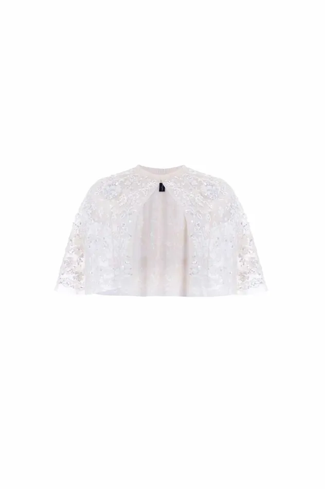 Needle and Thread Capes Regal Rose Gloss Short Open Cape Champagne 8211 Women