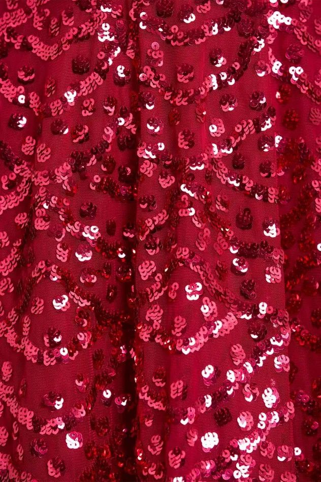 Needle and Thread Dresses Deco Dot Ankle Gown Red 8211 Women