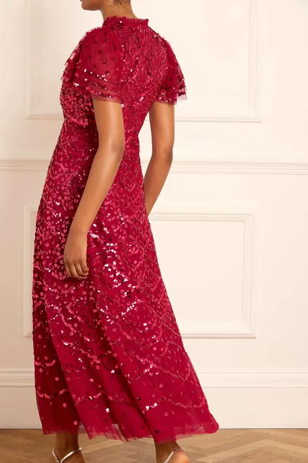 Needle and Thread Dresses Deco Dot Ankle Gown Red 8211 Women