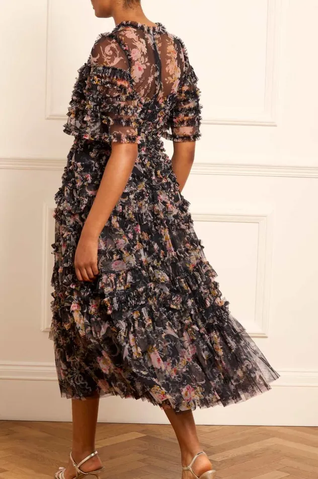 Needle and Thread Dresses Enchanted Garden Bronte Ballerina Dress Black 8211 Women