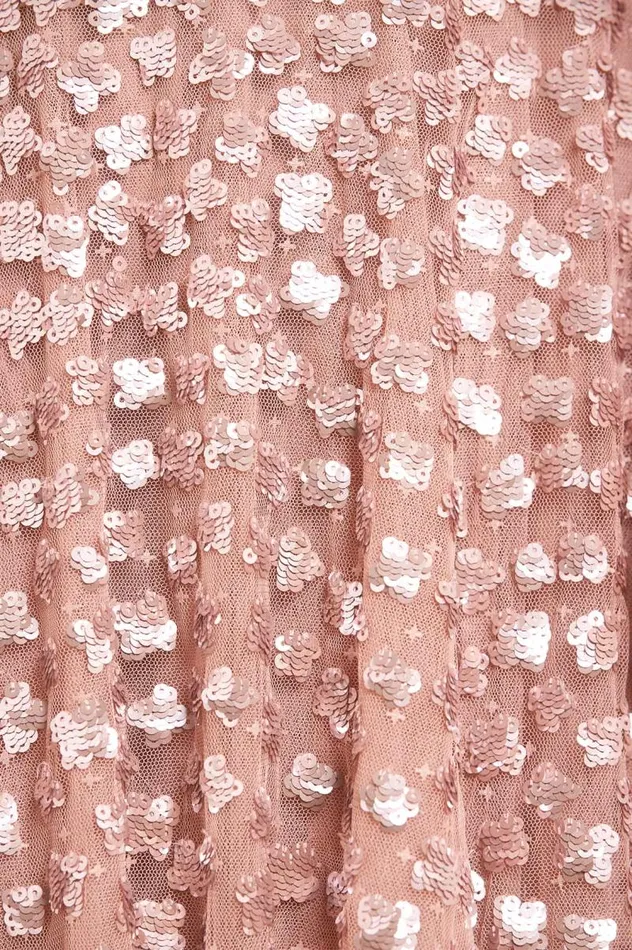 Needle and Thread Dresses Glisten Long Sleeve Ankle Gown Pink 8211 Women