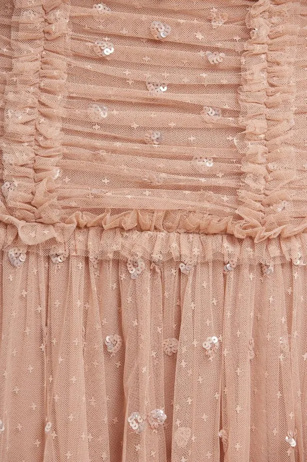 Needle and Thread Dresses Love Heart Rouched OffShoulder Gown Beige 8211 Women