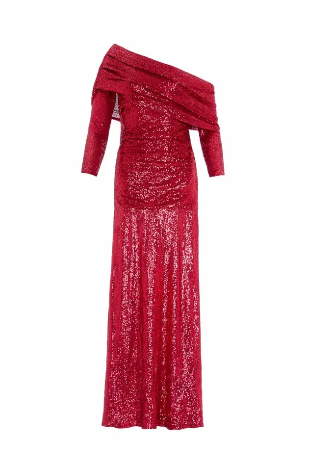 Needle and Thread Dresses Nova OneShoulder Ankle Gown Red 8211 Women