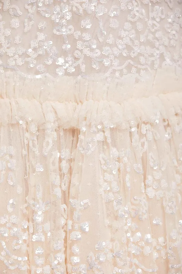 Needle and Thread Dresses Regal Rose Gloss Strapless Gown Champagne 8211 Women