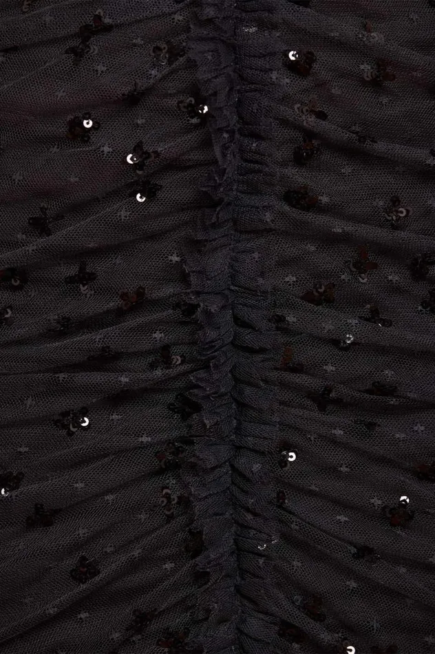 Needle and Thread Dresses Scatter Sequin Strapless Ankle Gown Black 8211 Women