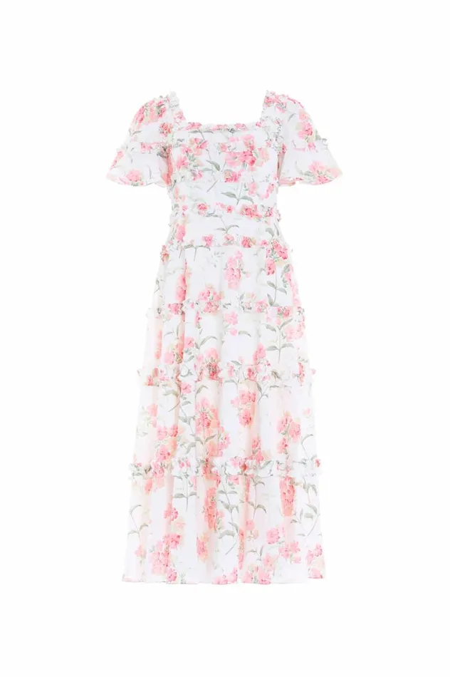 Needle and Thread Dresses Summer Posy Maya Crepe Ballerina Dress Multi 8211 Women
