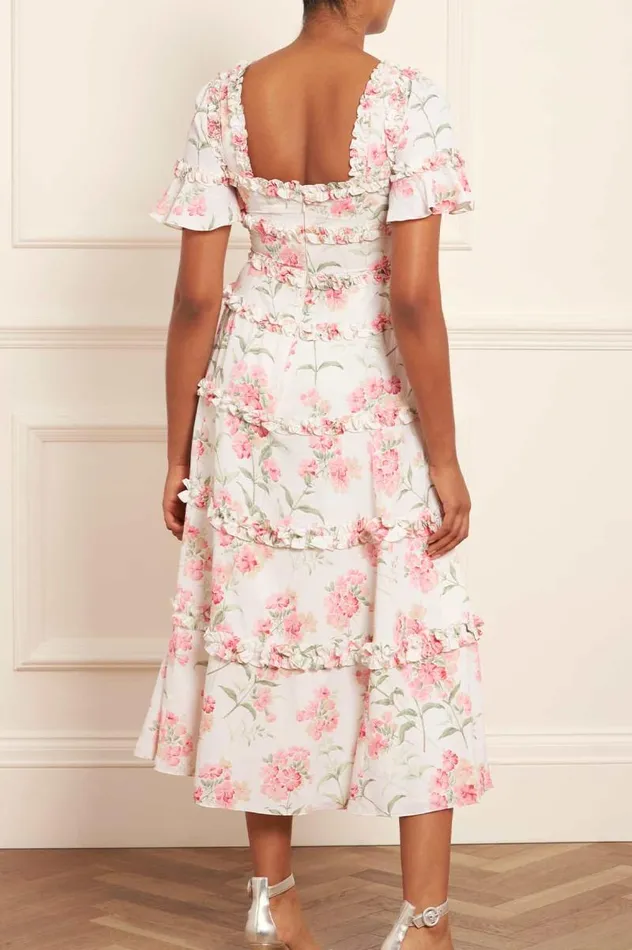 Needle and Thread Dresses Summer Posy Maya Crepe Ballerina Dress Multi 8211 Women