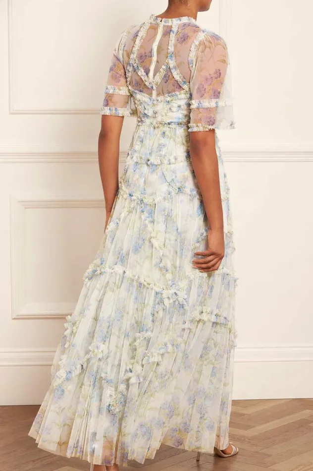 Needle and Thread Dresses Summer Posy Short Sleeve Gown Multi 8211 Women