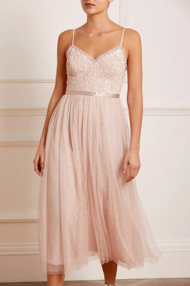Needle and Thread Dresses Tempest Bodice Cami Ballerina Dress Pink 8211 Women