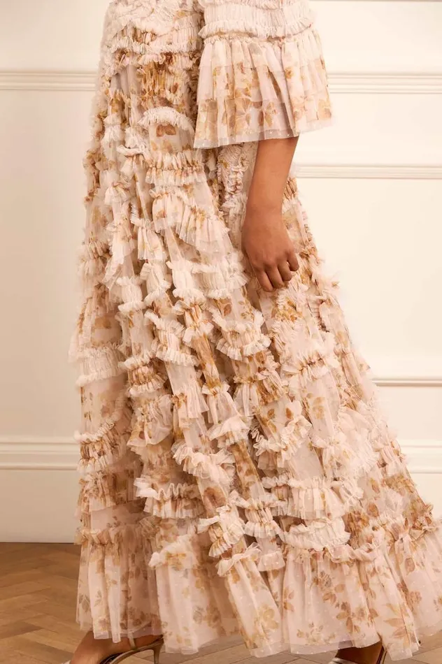 Needle and Thread Dresses Vintage Rose Aaliyah Long Sleeve Gown Multi 8211 Women