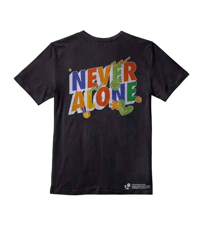 Never Alone Pocket Crew Neck Tee Black Shirt 1 Pack Men Pair Of Thieves Classic Fit Tees