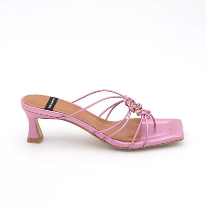 ngel Alarcn Metallized Shoes Woman ALEXIA 8211 Iridiscence Strappy Sandals With Padded Insole