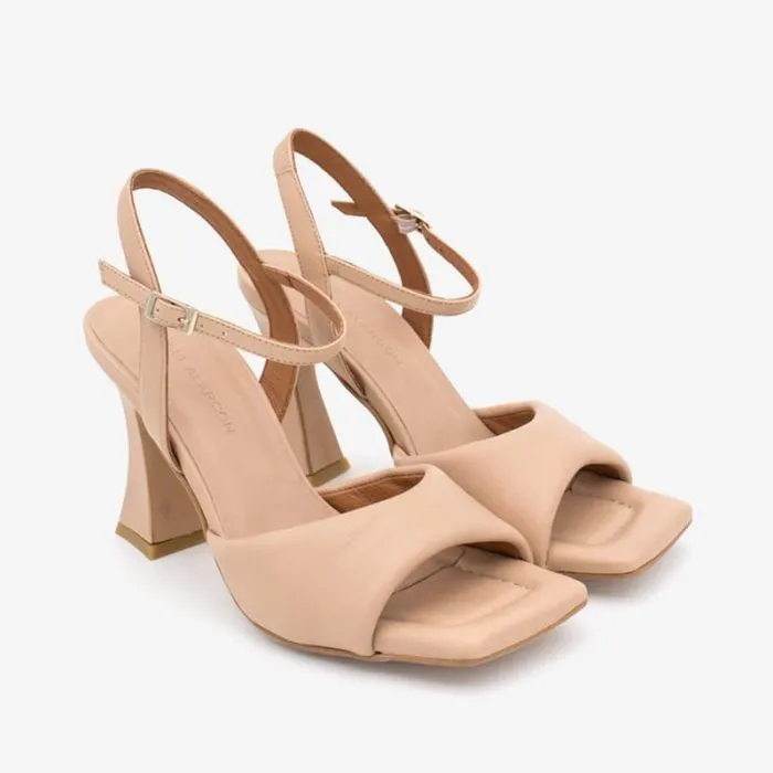 ngel Alarcn Sandals Woman MAEVA 8211 Leather Ankle Strap Foamed Sandals