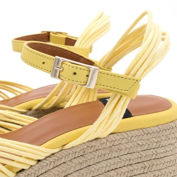 ngel Alarcn Sandals Woman MARTHA 8211 Foamed Wedge Leather Sandals