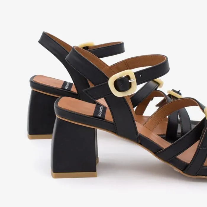 ngel Alarcn Sandals Woman RALIA 8211 Leather Slingback Sandals With Carey Trim
