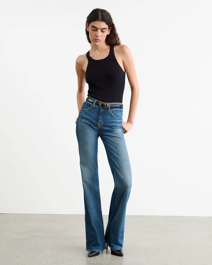 Nili Lotan Knits and Sweaters Women LOTTIE KNIT TANK Dark Navy