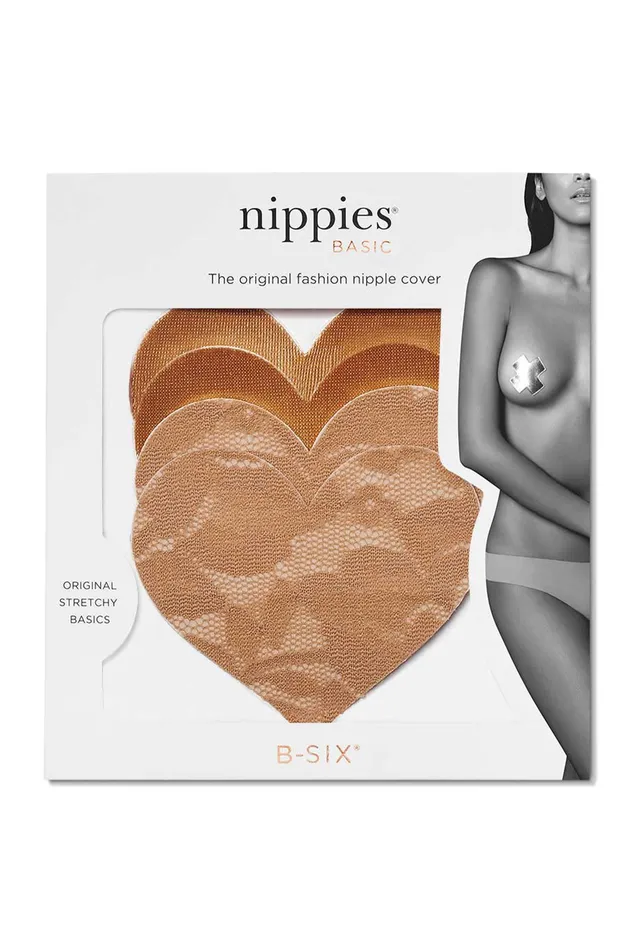Nippies Basics Adhesive Nipple Covers Heart 8211 Caramel Caramel Sleepwear and Intimates petalandpup Women