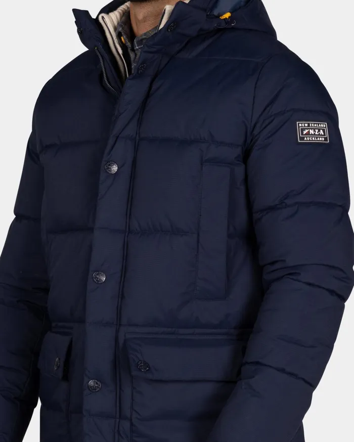 NZA New Zealand Auckland Jackets Dark Blue Quilted Jacket 8211 Winter Navy 8211 Men NZA New Zealand Auckland Jackets Dark Blue Quilted Jacket 8211 Winter Navy 8211 Men